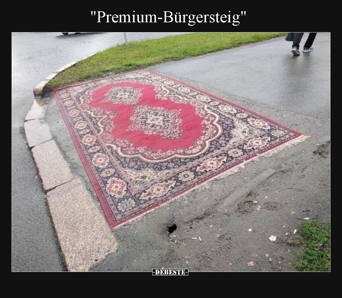Premium-Bürgersteig