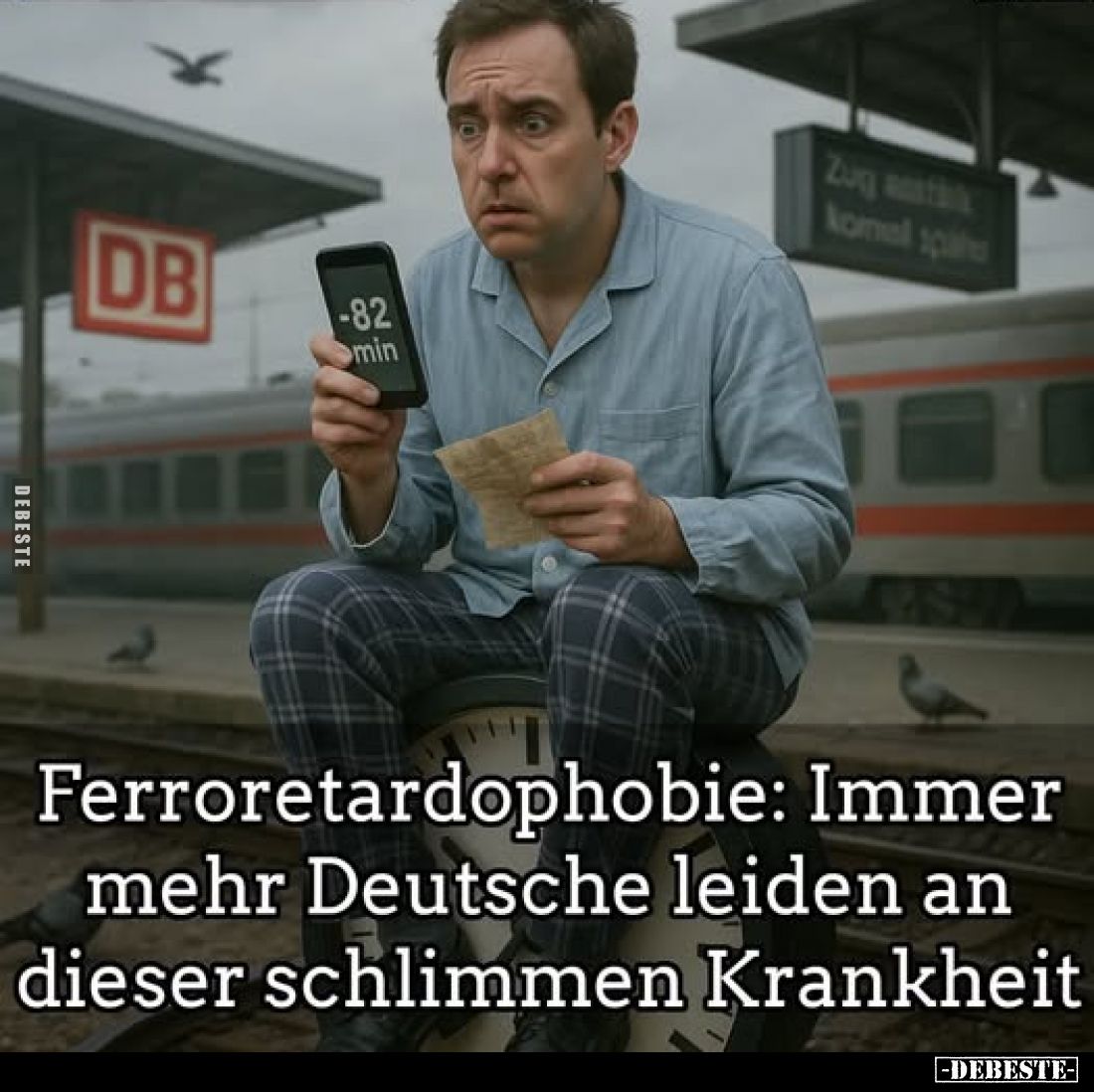 Ferroretardophobie: Immer mehr Deutsche leiden an dieser schlimmen Krankheit.