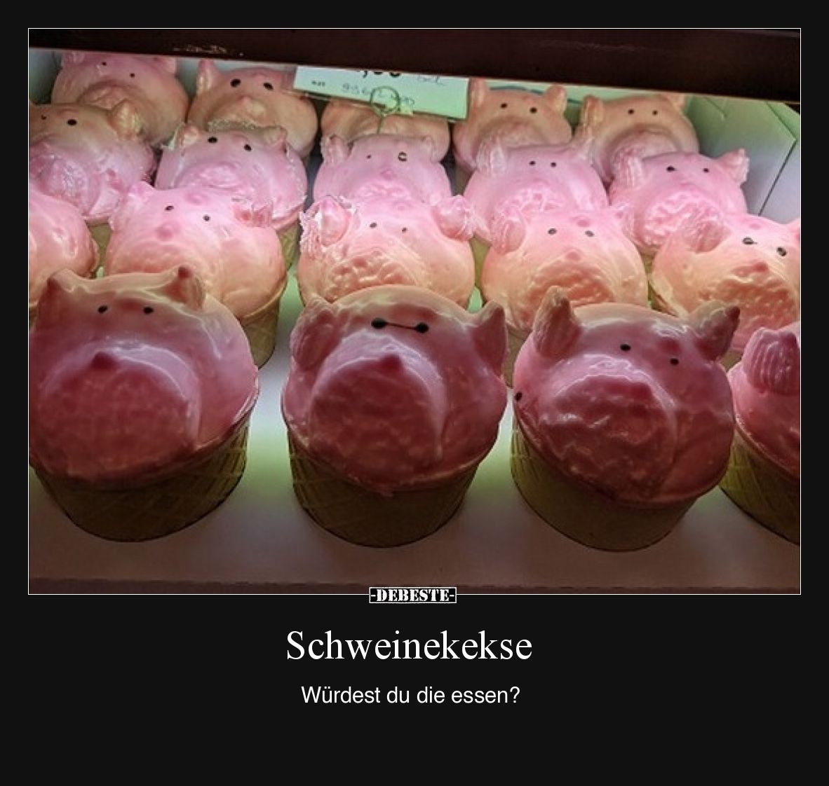 Schweinekekse - Würdest du die essen?