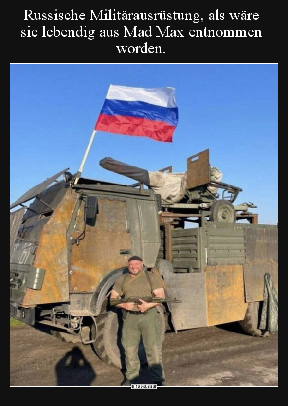 Russische Militärausrüstung, als wäre sie lebendig aus Mad.. - Lustige Bilder | DEBESTE.de