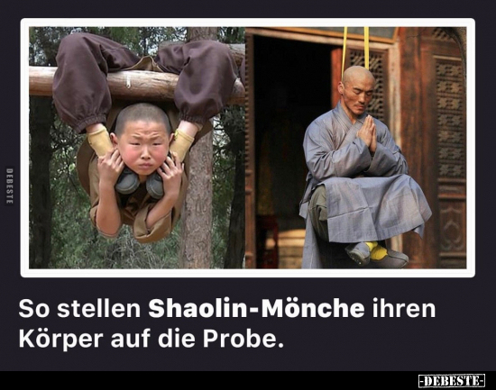 So stellen Shaolin-Mönche ihren Körper auf die Probe.