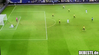 Ich muss dieses Tor schießen, mein Kollege kann warten