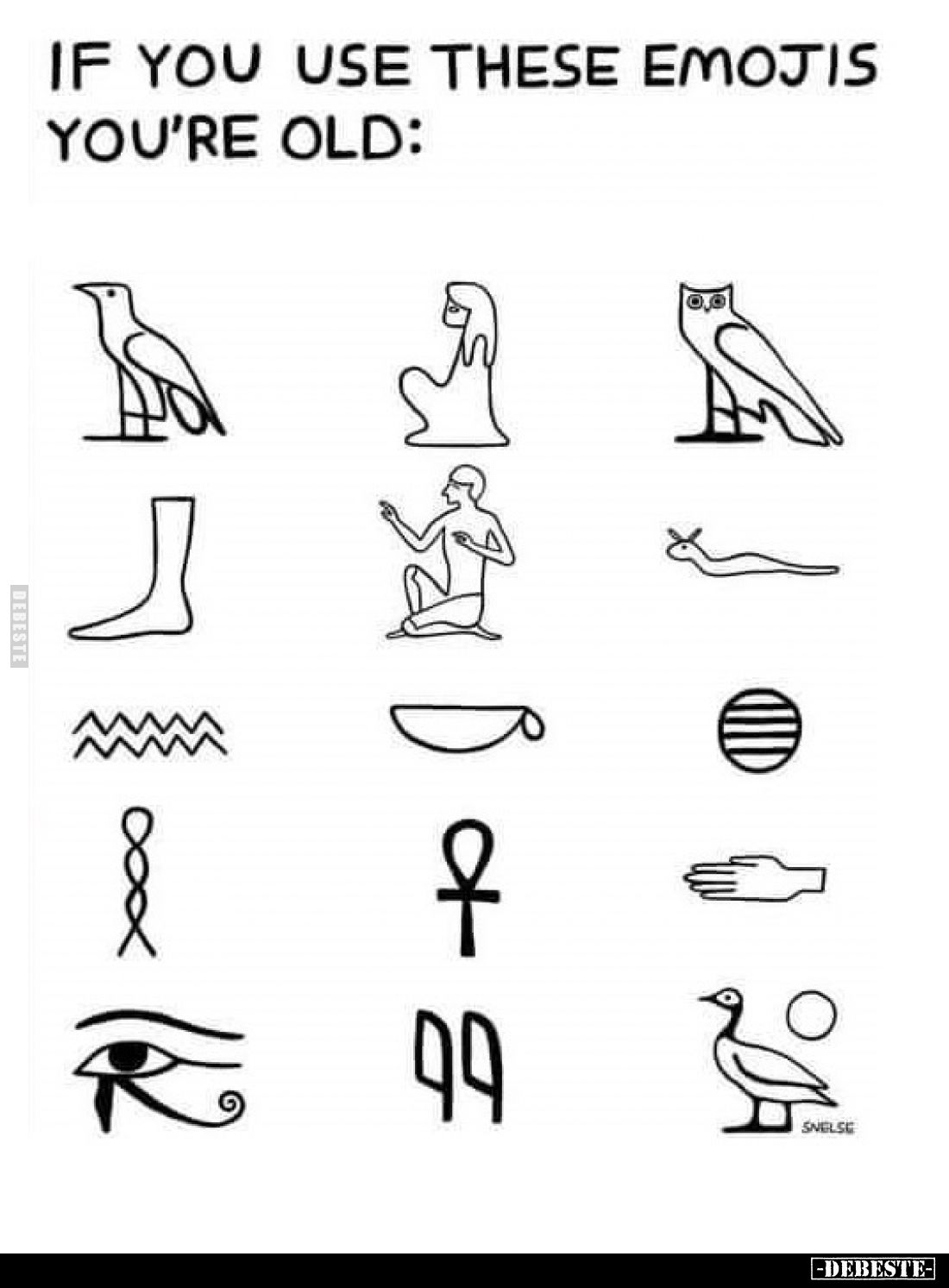 If you use these emojis you're old.. - Lustige Bilder | DEBESTE.de