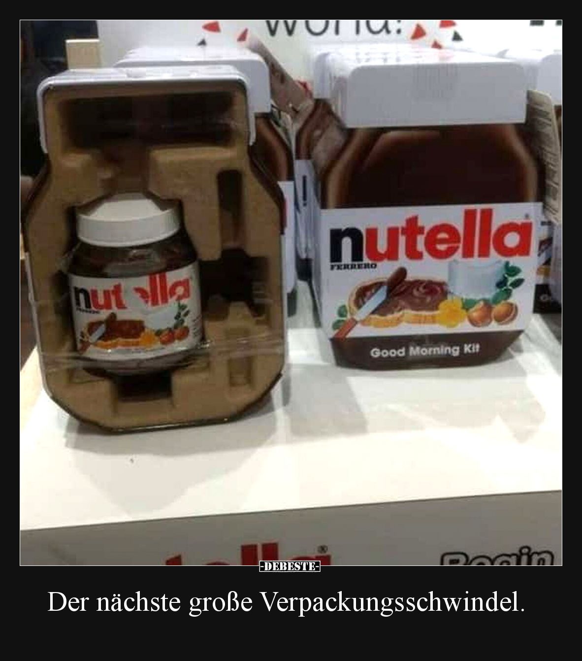Der nächste große Verpackungsschwindel.