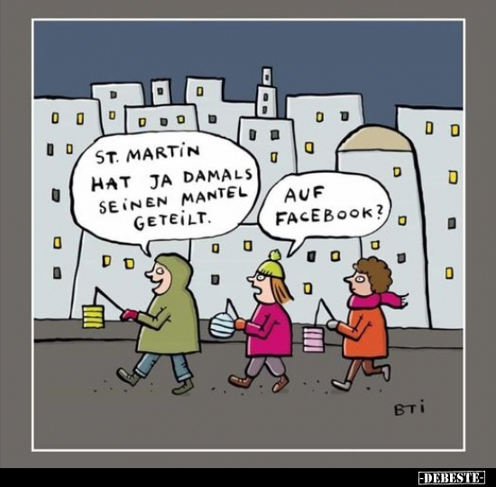 St. Martin hat ja damals seinen Mantel geteilt.. - Lustige Bilder | DEBESTE.de