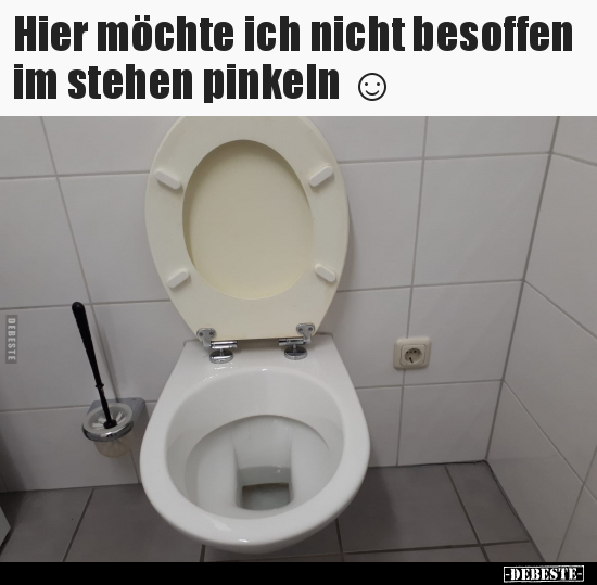 Hier möchte ich nicht besoffen im stehen pinkeln ☺ - Lustige Bilder | DEBESTE.de