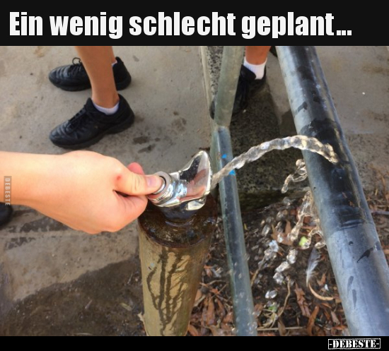 Ein wenig schlecht geplant... - Lustige Bilder | DEBESTE.de