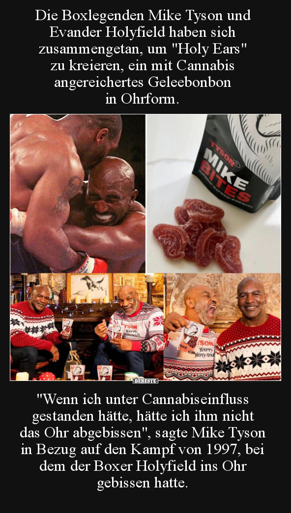 Die Boxlegenden Mike Tyson und Evander Holyfield haben.. - Lustige Bilder | DEBESTE.de