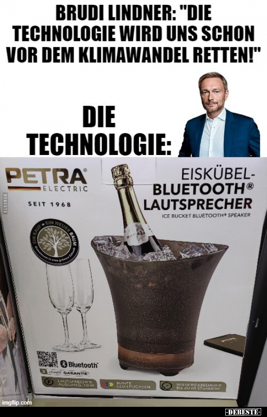 Brudi Lindner: "Die Technologie wird uns schon vor dem.." - Lustige Bilder | DEBESTE.de