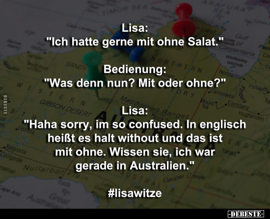 Lisa: "Ich hatte gerne mit ohne Salat.." - Lustige Bilder | DEBESTE.de