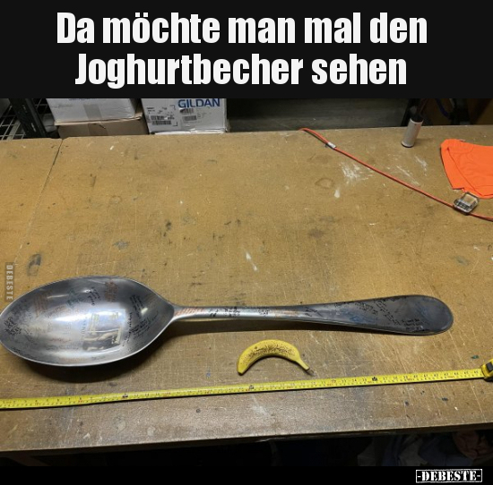 Da möchte man mal den Joghurtbecher sehen.. - Lustige Bilder | DEBESTE.de