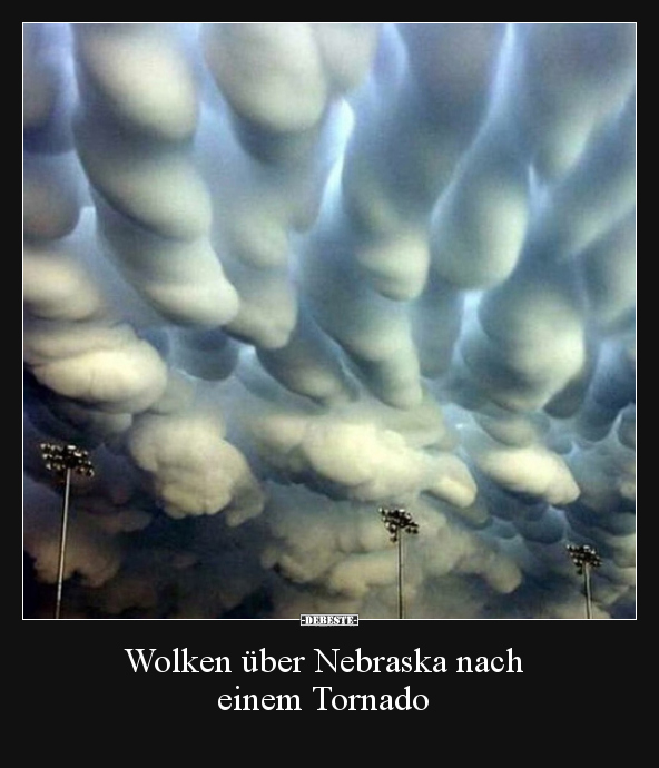 Wolken über Nebraska nach einem Tornado.. - Lustige Bilder | DEBESTE.de
