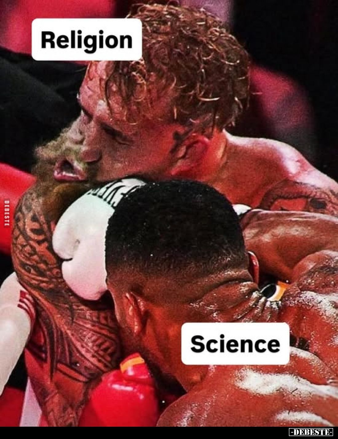 Religion vs science.