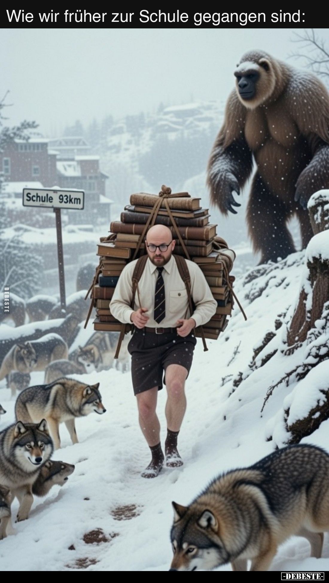 Wie wir früher zur Schule gegangen sind