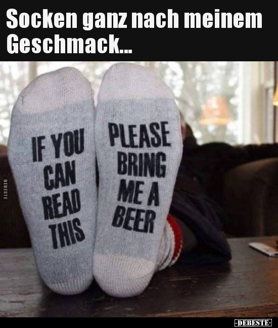Socken ganz nach meinem Geschmack... - Lustige Bilder | DEBESTE.de