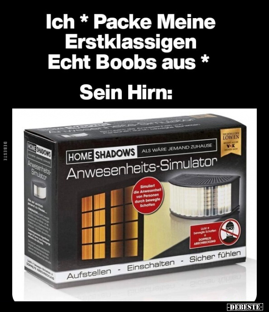 Ich * Packe Meine Erstklassigen Echt Boobs aus*... - Lustige Bilder | DEBESTE.de