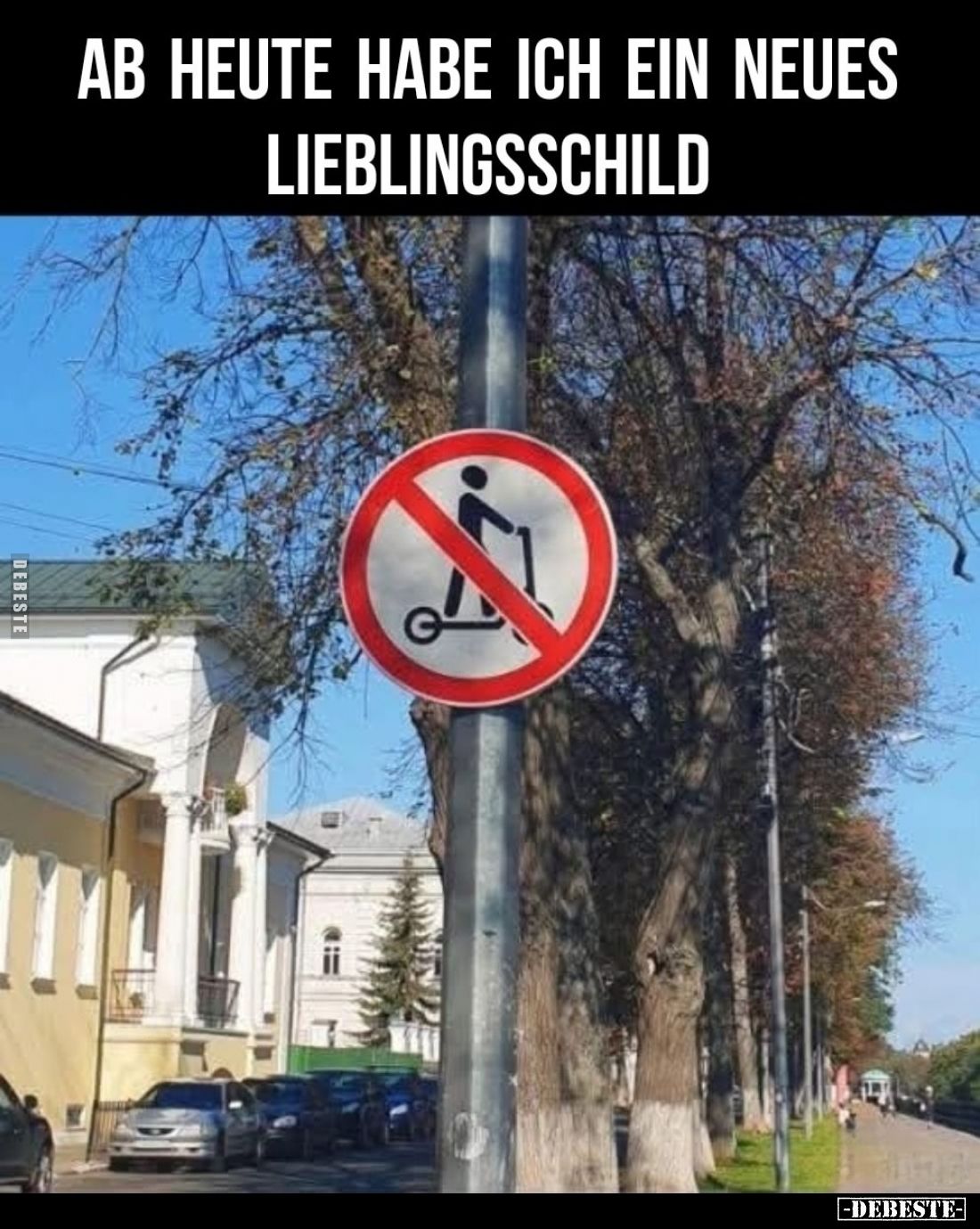 Ab heute habe ich ein neues Lieblingsschild.