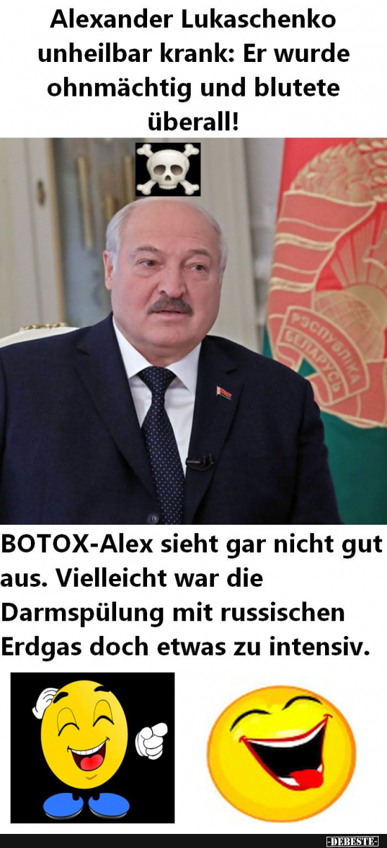 Putins Stiefelputzer auf dem Weg ins Jenseits. - Lustige Bilder | DEBESTE.de