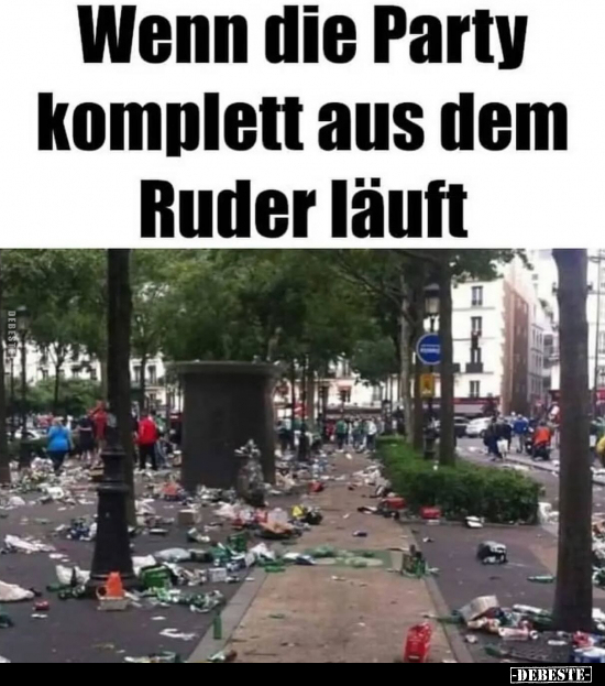 Wenn die Party komplett aus dem Ruder läuft... - Lustige Bilder | DEBESTE.de