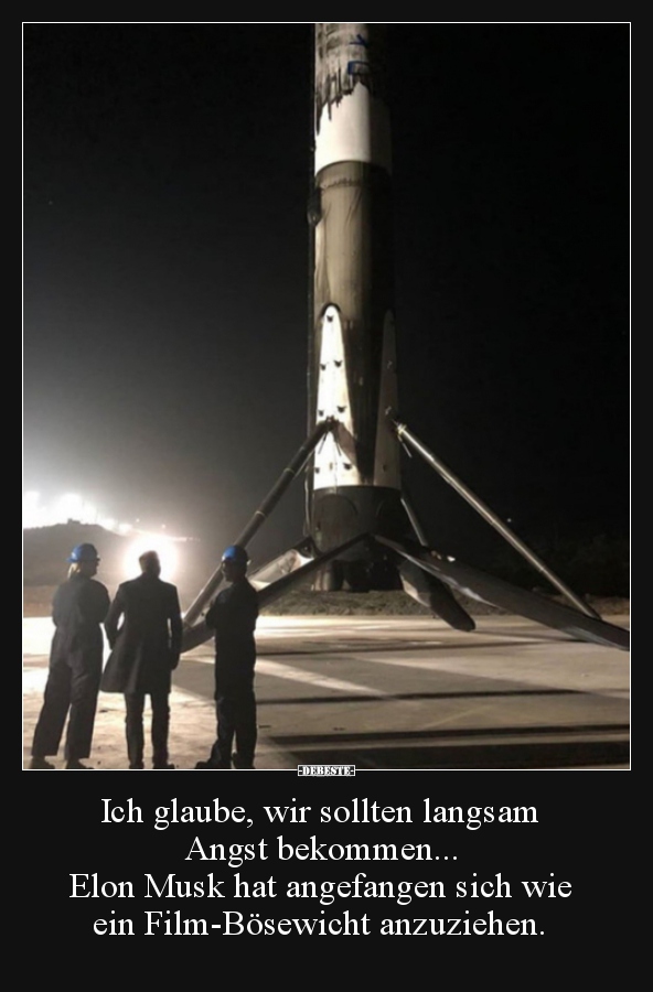 Ich glaube, wir sollten langsam Angst bekommen...