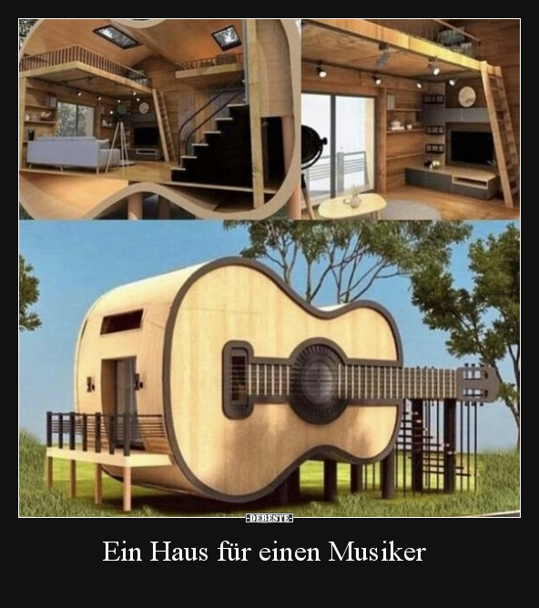 Ein Haus für einen Musiker.. - Lustige Bilder | DEBESTE.de