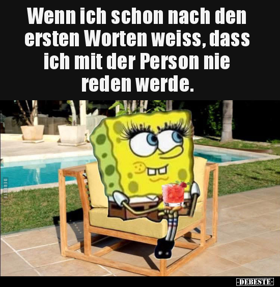 Wenn, Reden