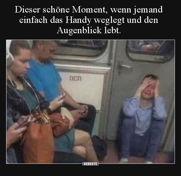 Dieser schöne Moment, wenn jemand einfach das Handy weglegt.. - Lustige Bilder | DEBESTE.de