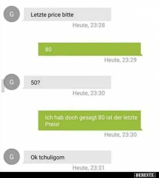 Letzte price bitte - 80 - 50?.. - Lustige Bilder | DEBESTE.de