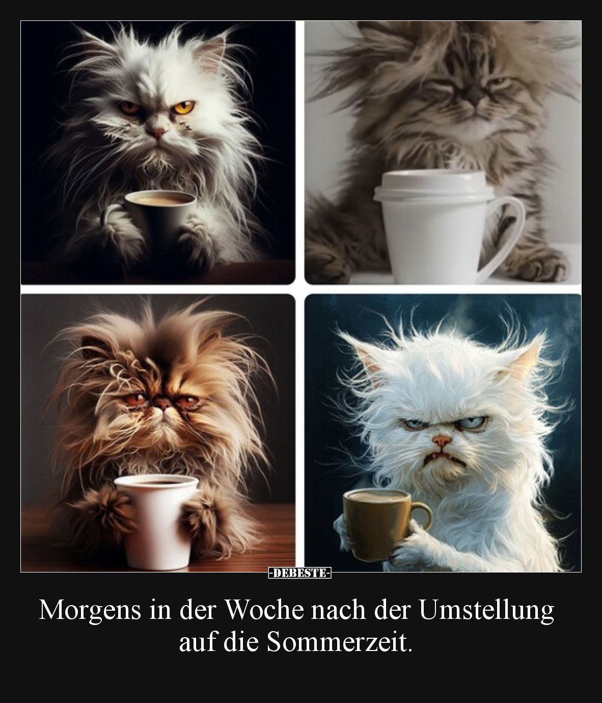 Morgens in der Woche nach der Umstellung auf die.. - Lustige Bilder | DEBESTE.de