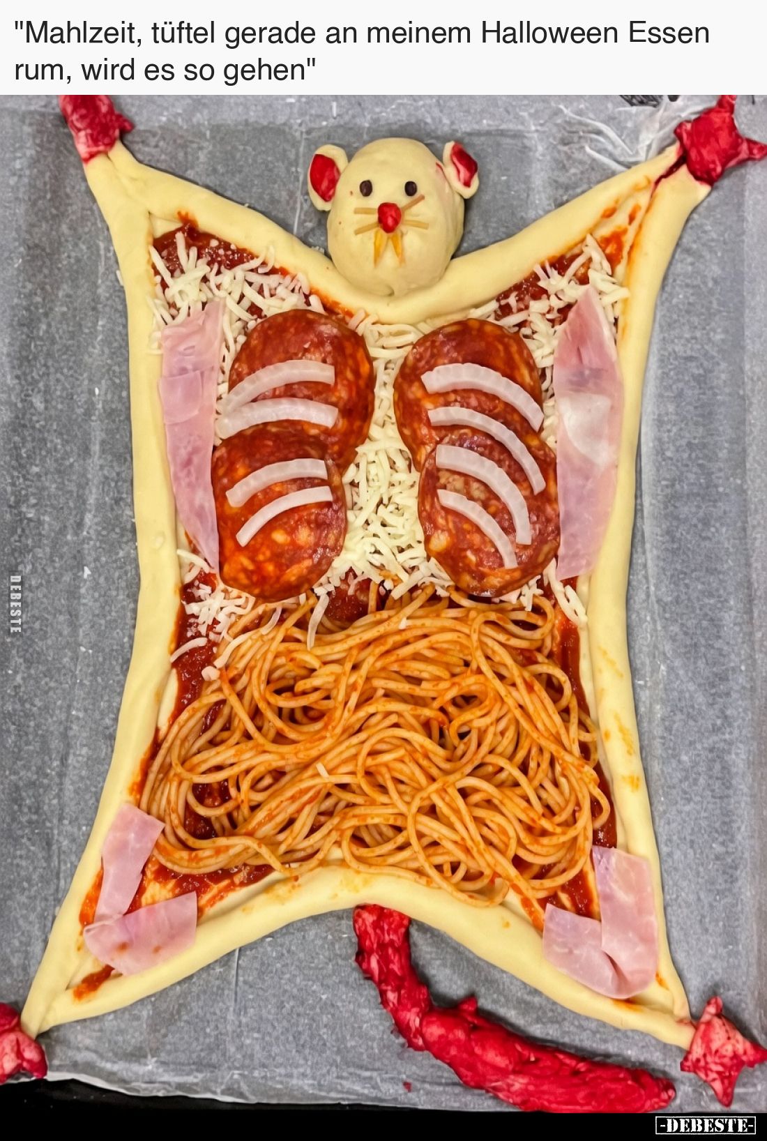"Mahlzeit, tüftel gerade an meinem Halloween Essen rum, wird es so gehen"