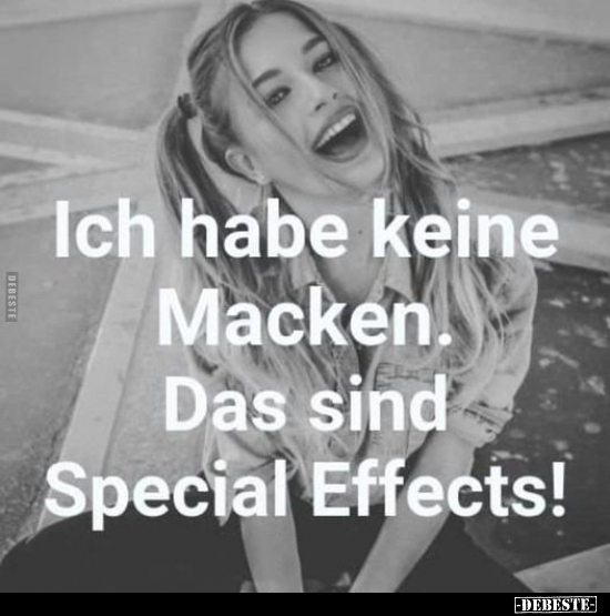 Ich habe keine Macken.. - Lustige Bilder | DEBESTE.de