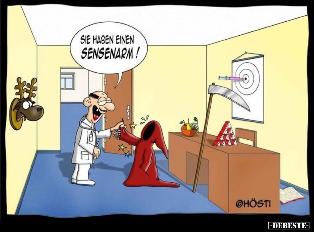 Sie haben einen Sensenarm!