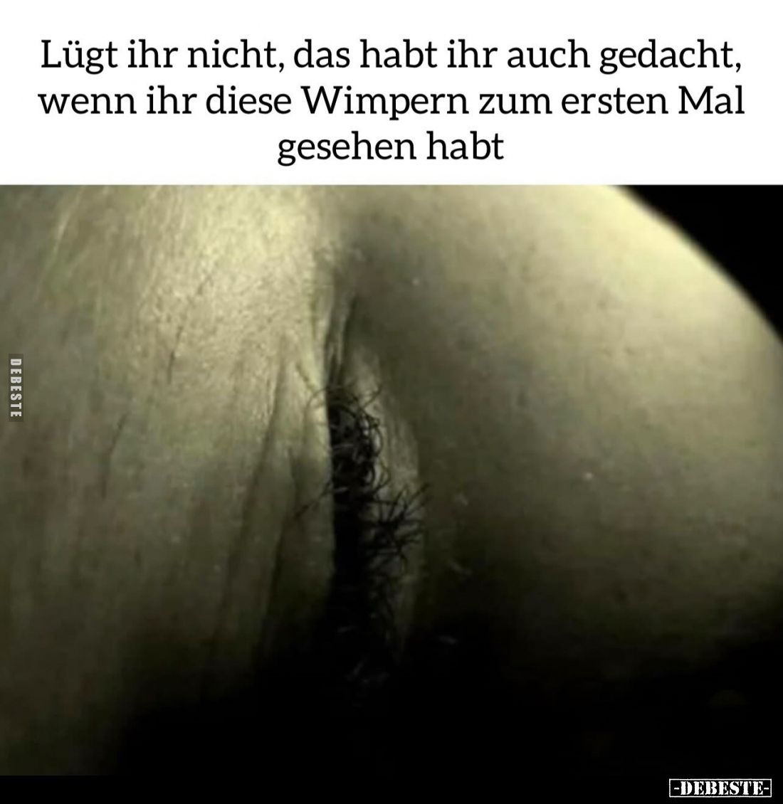 Lügt ihr nicht, das habt ihr auch gedacht, wenn ihr diese Wimpern zum ersten Mal gesehen habt.