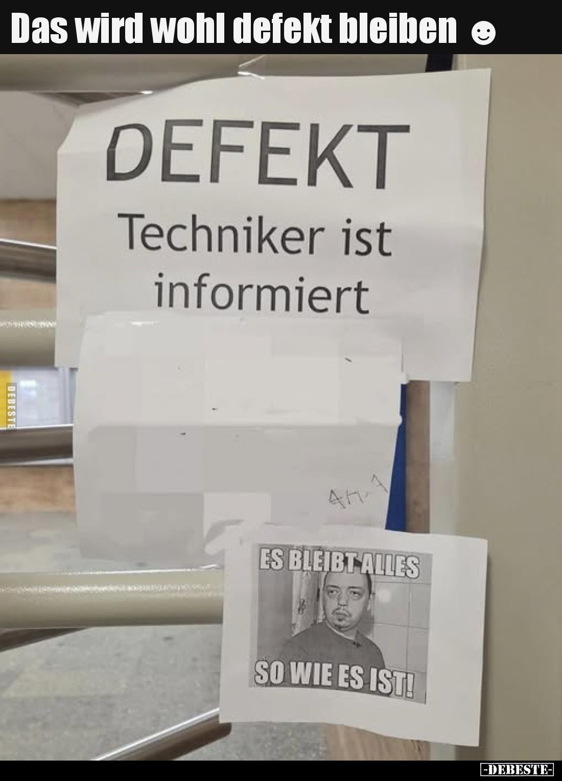Das wird wohl defekt bleiben.