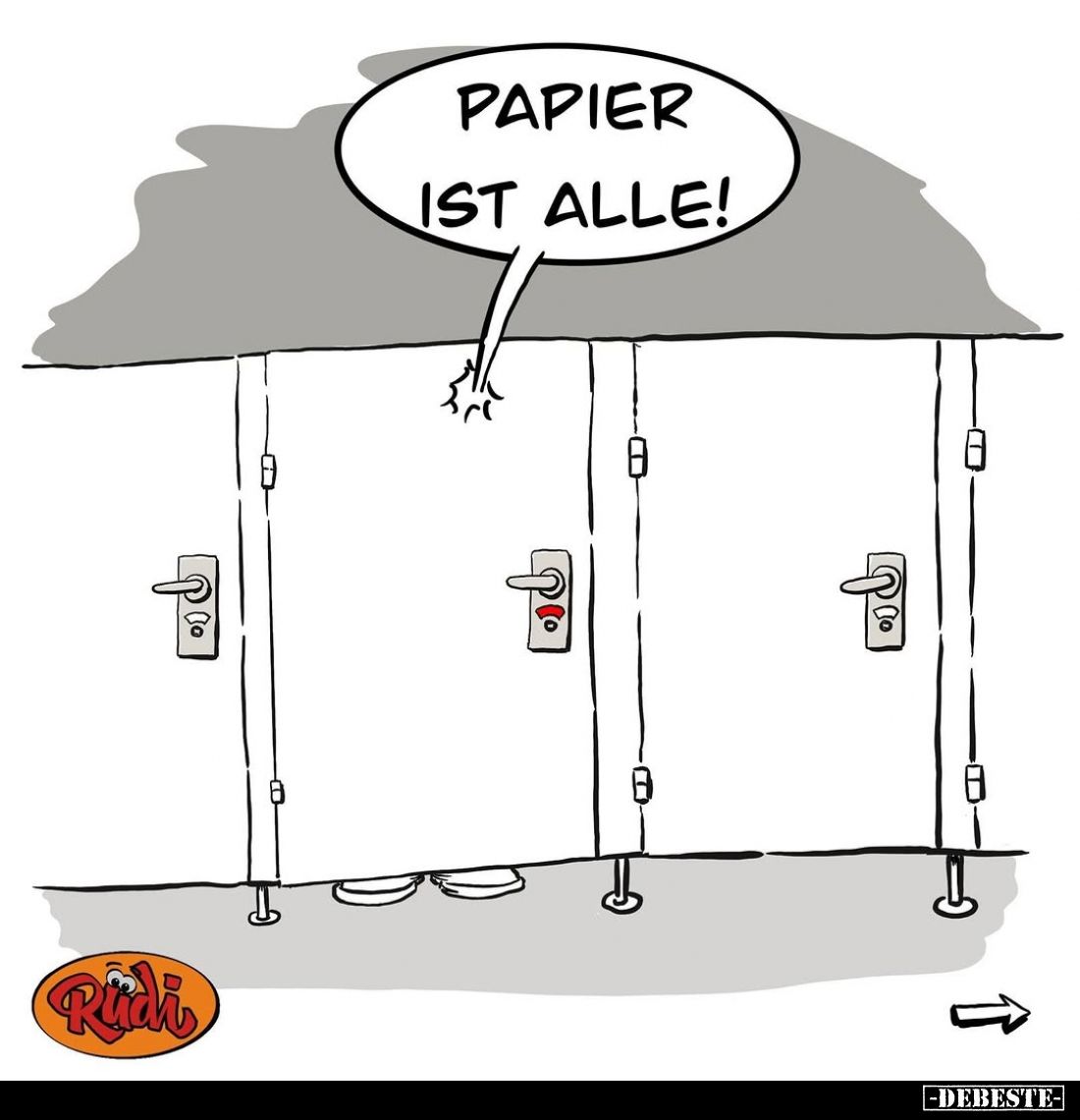 Papier ist alle!