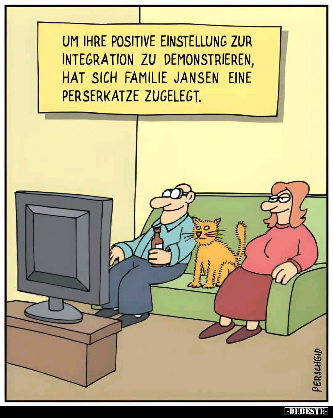 Um ihre positive Einstellung zur Integration... - Lustige Bilder | DEBESTE.de