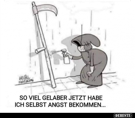 So viel Gelaber jetzt habe ich selbst Angst bekommen...