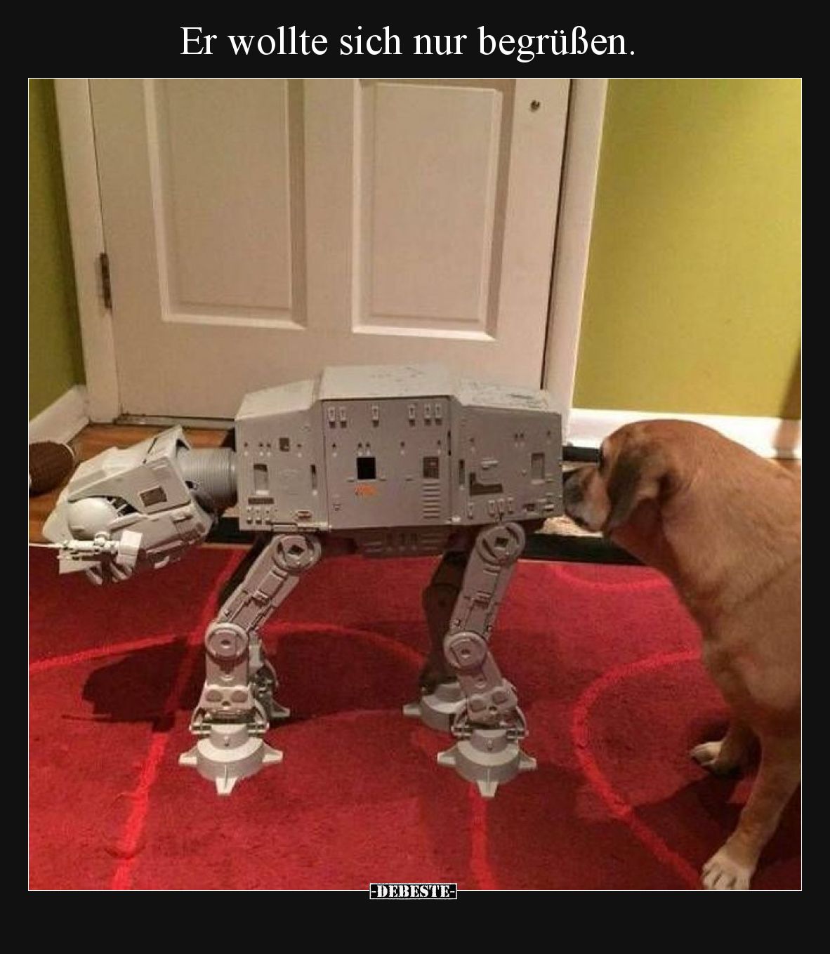 Er wollte sich nur begrüßen.