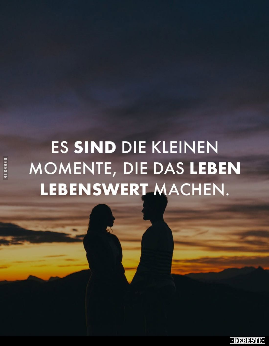 Es sind die kleinen Momente, die das Leben lebenswert machen.