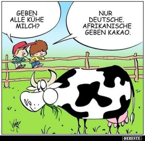 Geben alle Kühe Milch?.. - Lustige Bilder | DEBESTE.de