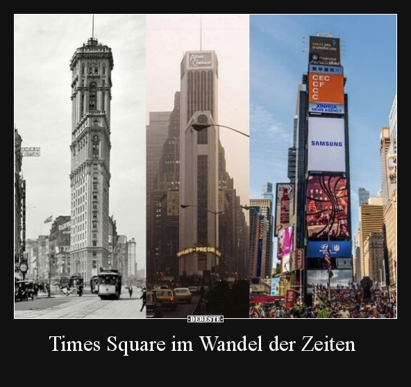 Times Square im Wandel der Zeiten.. - Lustige Bilder | DEBESTE.de