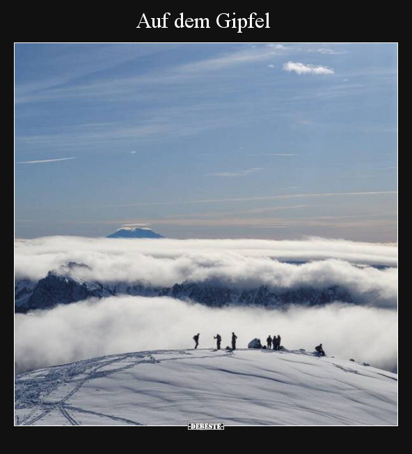 Auf dem Gipfel
