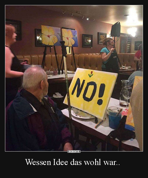 Wessen Idee das wohl war..