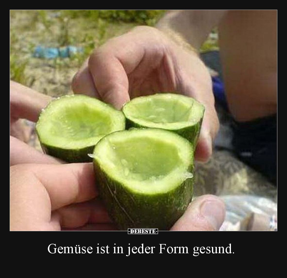 Gemüse ist in jeder Form gesund... - Lustige Bilder | DEBESTE.de