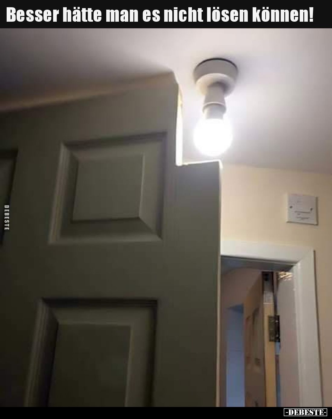 Besser hätte man es nicht lösen können!