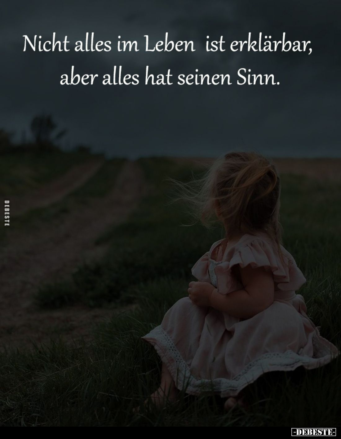 Nicht alles im Leben 
ist erklärbar, aber 
alles hat seinen Sinn.