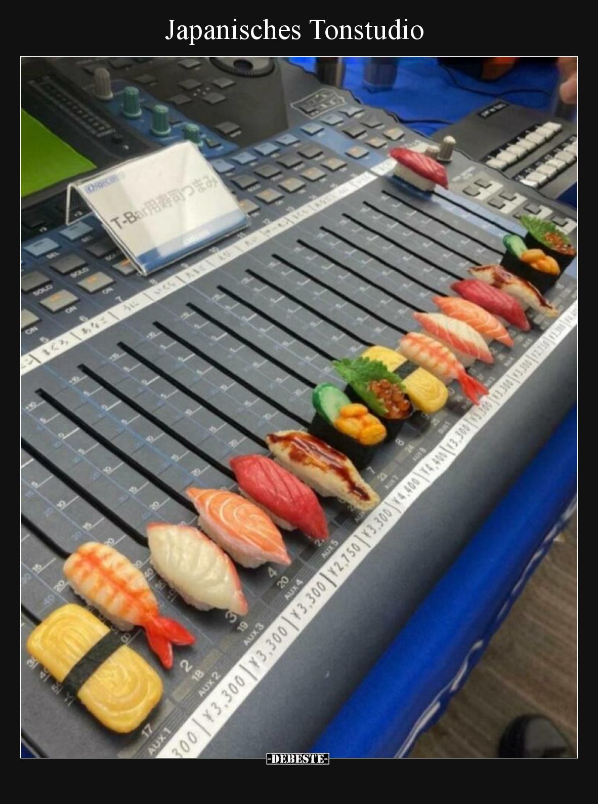 Japanisches Tonstudio..