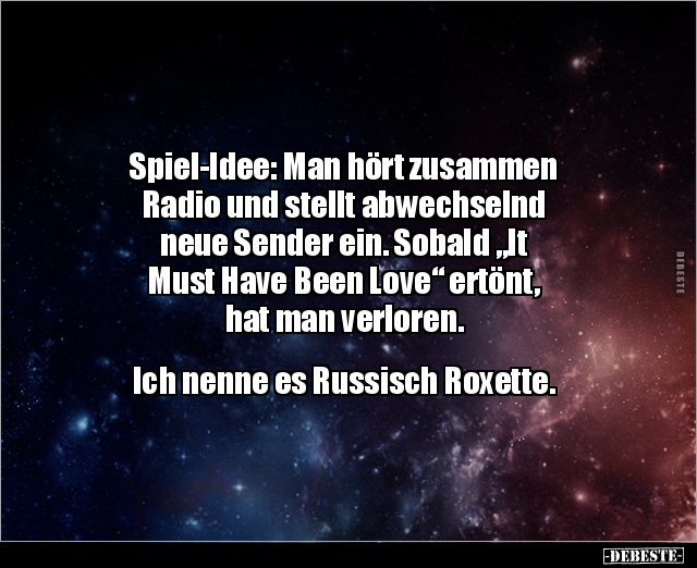 Spiel-Idee: Man hört zusammen Radio und stellt.. - Lustige Bilder | DEBESTE.de
