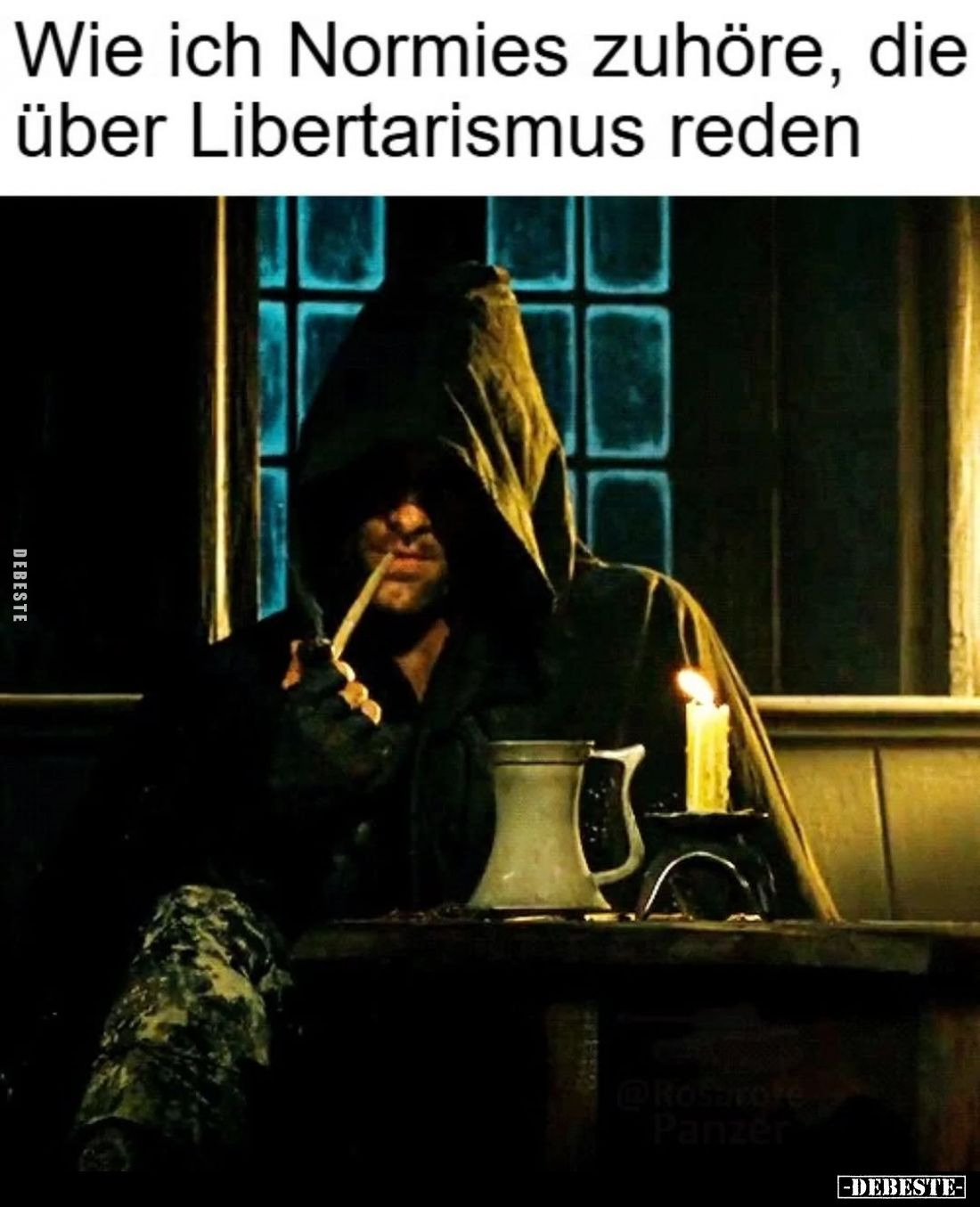 Wie ich Normies zuhöre, die über Libertarismus reden.
