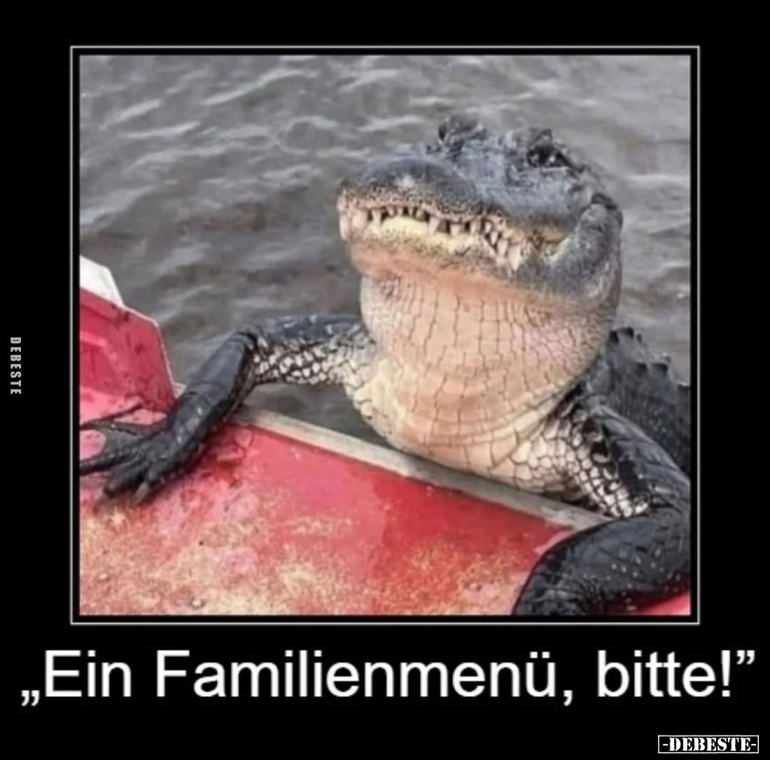 "Ein Familienmenü, bitte!"